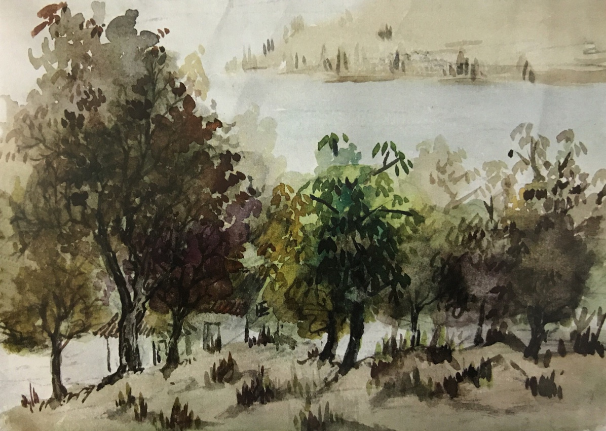 作品构图饱满,画面前后明确完整,有统一的画面感和色彩关系。另在细节处理略显琐碎。