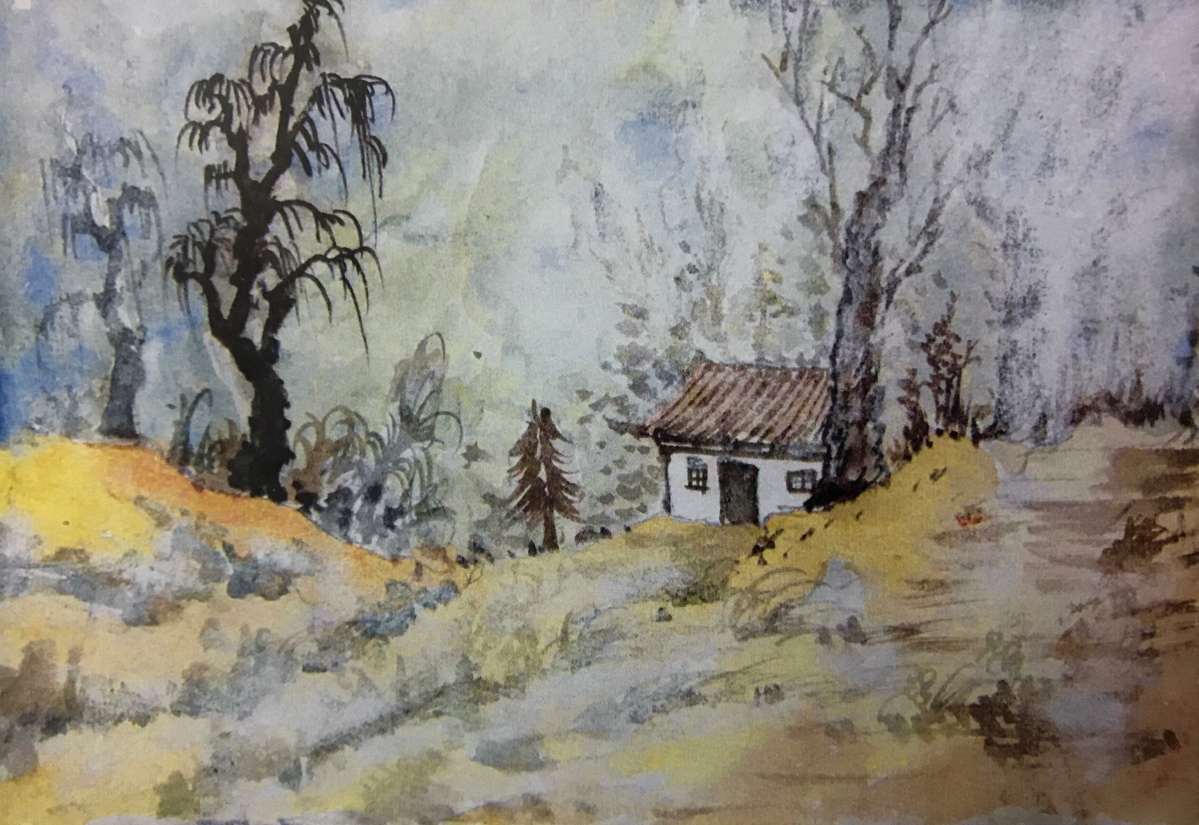 评析:画面构图合适,取景较好,色彩层层积累,主次虚实有序,有诗意的画面感和中国画般的意境。