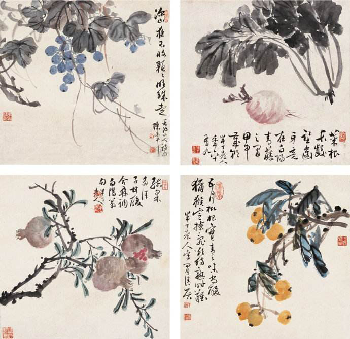 陈半丁 花鸟 陈半丁 花鸟