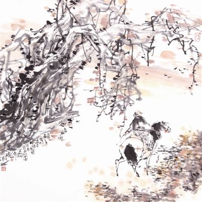 天净沙·秋思画意