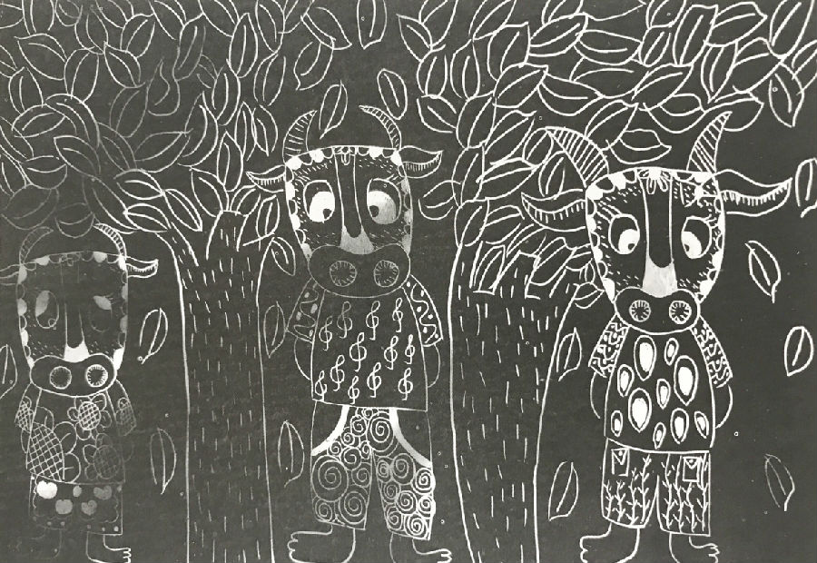 速写一级优秀试卷(A卷)评析《合家欢》