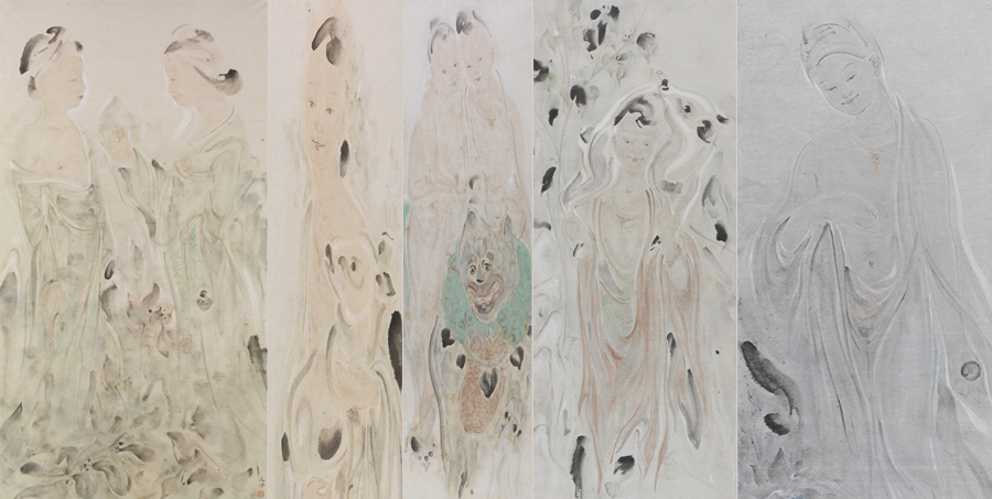 潘鸿海之女潘汶汛水墨作品展