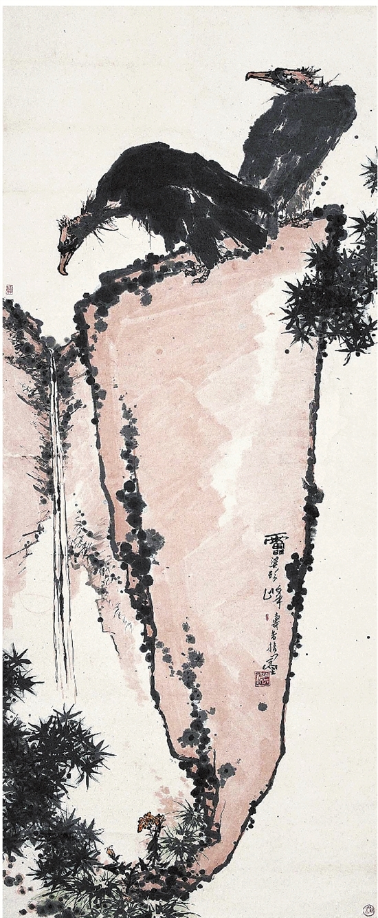 《雄视图》,作于1960年。