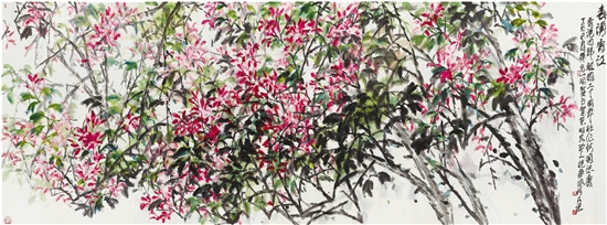 《春涌香江》 何水法 作