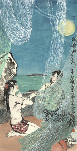 03.jpg 指画《姣姣渔姑》